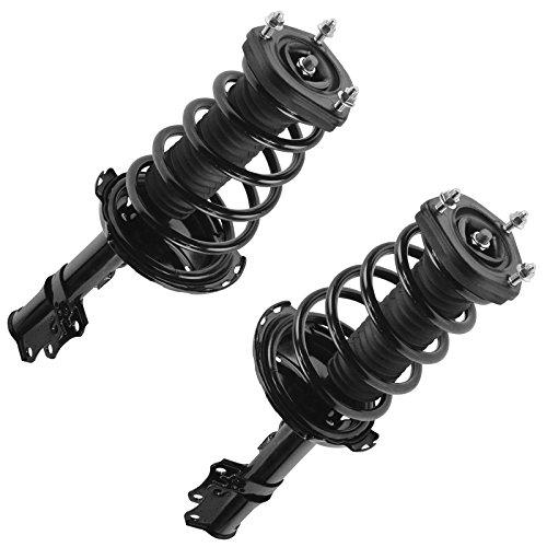 TRQ Rear Strut & Coil Spring Assembly Set Driver & Passenger Sides Compatible with 04-06 Lexus RX330 07 RX350 06-07 RX400h 04-07 Toyota Highlander