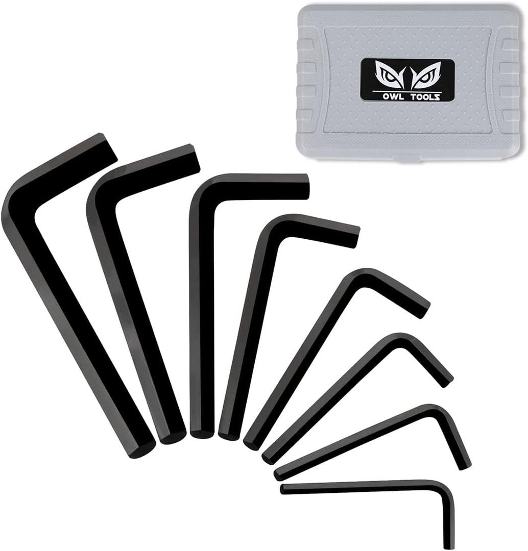 Jumbo Allen Wrench Set (8 Pack - Extra Large Hex Key Set) Sizes 1/4, 5/16, 3/8, 7/16, 1/2, 9/16, 5/8, 3/4