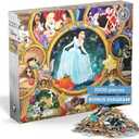 Disney Classic Collage 2000 Piece Puzzle  Buffalo Games Silver Select Premium Jigsaw Puzzle for Adults with Foil Accents & Reference Poster