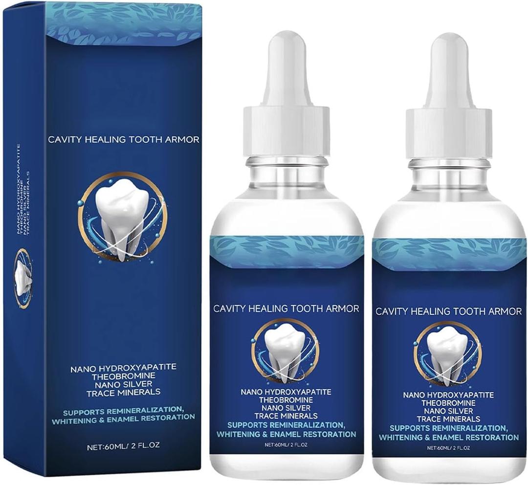 Dentite Cavity Healing Tooth Armor Liquid - Helps Keep Gums Healthy (2 Piece )