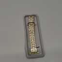 Mosonio Compatible with Bling Apple Watch Band Women 46mm with Shiny Metal Case, Full Sparking Luxury Diamond Bands and Cover Set, Charming Wedding Strap for iWatch SE Series 11/10/9/8/7/6/5/4 (Gold)