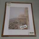 11x14 Picture Frame, Display Pictures 8x10 with Mat or 11x14 Without Mat, Wall Hanging Photo Frame, Walnut, 1 Pack (11x14-1P)
