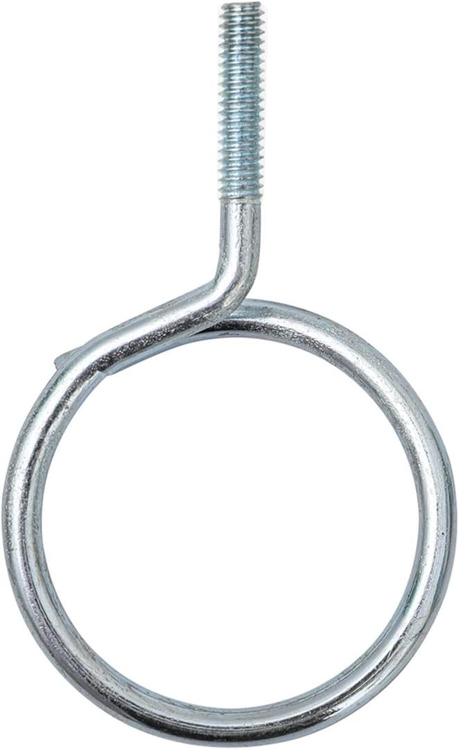 1/4"-20 Machine Threaded Bridle Rings, 2" Diameter Heavy Duty Cable & Wire Support, Cable Ring Hangers for Low Voltage Management/Phone Lines/Ethernet/Coaxial, etc. 100 Packs