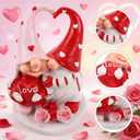 Valentines Day Gnomes, Resin Valentine's Figurines, Sweet Valentine's Day Gift, Valentines Gnomes Decor, Suitable for Home Decor, Weddings and Love Themed Events