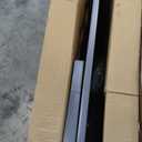 Cumbor 30-40.6 in Baby Gate for Stairs and Doorways, Dog Gate Cool Gray