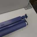 LazBlinds No Drill Blackout Roller Shades, 46" W x 48" H, Navy Blue