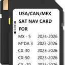 2025 2026 Latest Navigation Memory sd Card Compatible with Maz*da 3(2025 2026),Cx-30(2025 2026),Cx50(2025 2026),CX-50 Hybrid(2025 2026),Cx70(2025 2026),MX-5(2024-2026),(NAVISD2425)