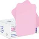LA MIERE 1000P Disposable Tray Liners, Dental Tray Covers for Size B, Medical Tray Paper, Single Use Paper Sheets, Pink