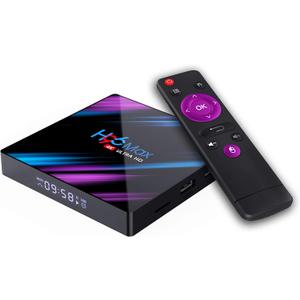 H96Max Android 10.0 TV Box 2GB RAM 16GB ROM Mali 450 RK3318 Quad Core 64bit Cortex A53 2.4GHz/5GHz WiFi 100M DLAN Smart TV Box - Model No.: H96Max 2GB 16GB