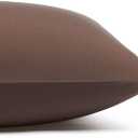 Amazon Basics Lightweight Super Soft Easy Care Microfiber 4 Piece Bed Sheet Set with 14-Inch Deep Pockets, Including Fitted Sheets, Full, Chocolate, Solid