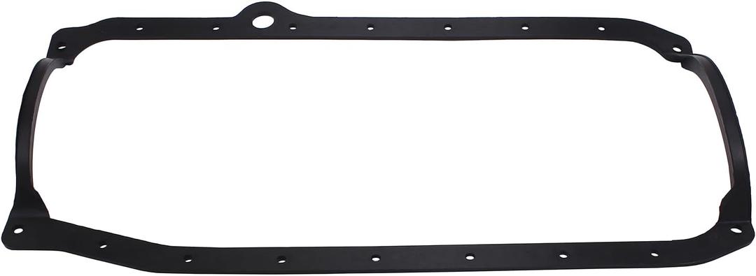 Black SBC Oil Pan Gasket Steel Core Fits for 86 - Up Late Chevy 305 350 383 400 Engine