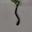 Tusk Folding Shift Lever Black/Green Tip - Fits: Kawasaki KX85 2001-2013