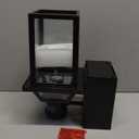 Porch Lights with GFCI Outlet, Dusk to Dawn Outdoor Lights with Outlet, 3 Lighting Modes Exterior Light Fixture Waterproof, Outside Lights for House Front Door Patio Garage (1 Pack Black (With Outlet))