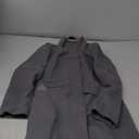 BZB Womens Long Coat Classic Open Front Zip Up Casual Winter Wool Blend Over Pea Coats Long Jackets (Small, Grey)