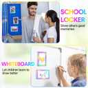 Fiwochic 48 Pcs 2x3 Acrylic Magnetic Picture Frames Bulk Laser Mini Film Photo Frame for Fridge Refrigerator Photo Postcard Office Home Decor