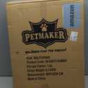 Pet Gate  Dog Gate for Doorways, Stairs or House  Freestanding, Folding, Accordion Style, MDF Wooden Indoor Dog Fence by Petmaker (4 Panel, Gray)