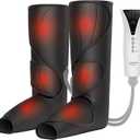 QUINEAR Leg Massager with Heat and Air Compression,Foot and Calf Massager for Circulation and Pain,Compression Boots with 3modes and 3 Intensities,Gift for Dad Mom(FSA or HSA Eligible)