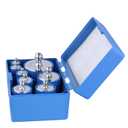 16PCS 2000g Calibration Weight, M2 High Precision Scale Calibration Weight Kit Set 10g, 20g, 50g, 100g, 200g, 500g, Chrome Finish Calibration Weight with Storage Case and Tweezers