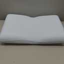 Blue Memory Foam Pillows Bed Pillows with Cooling Removable Cover, Neck Support for Back Stomach Side Sleepers, 1 Pack