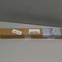 304 Stainless Steel Kitchen Utensil Hanger - 30 Inch Wall Mount with 15 Pcs Noiseless Sliding Hooks, Pots and Pans Hanging Rack, Organizer Storage for Spoon Peeler, Black