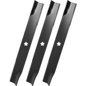 Keycci 539113312 Hi Lift Mower Blade Compatibles with 61" Deck, 510417901 High Lift Blades for Hu sqvarna MZ 61, MZ6125, MZ6128, MZ6125 C, MZT61, EZ5224, EZ6124, FD61M, 539-113312-A, 3 Pack