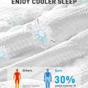PERLECARE Full Size Mattress Topper, 4 Inch Dual Layer Mattress Topper Full for Pressure Relief, 2.5 Inch Cooling Egg Crate Gel Memory Foam Plus 1.5 Inch Pillow Top Cover, Soft with Deep Pocket