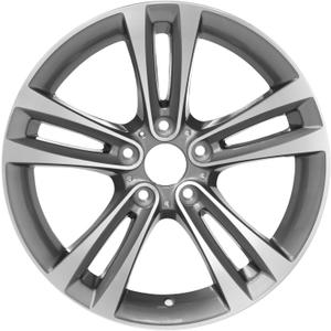 18" X 8" Wheel Rim Fits for BMW 3 Series 4 Series OEM Design Wheel 18" 18x8 Machined Grey 2012-2020 Single Replacement Rim