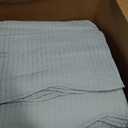 CHIXIN Oversized Bedspread Coverlet Set King Size - Lightweight Bedding Cover - Beautiful Stitching - 5 Piece Reversible Bedspread - Gorgeous Damask Paisley Pattern (King, Light Grey) (King/Cal King(120"x118"))