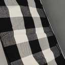 SEEKSEE Cotton Buffalo Plaid Rug 2'x3' Black and White Checked Rug Washable Doormats Indoor Outdoor Rugs for Layered Front Door Mats, Porch, Kitchen, Farmhouse, Entryway