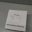 Mini Projector with WiFi 6 and Bluetooth 5.2, Portable Projector 4K Support, Auto Vertical Keystone 270 Rotatable, Compatible with Smartphone/TV Stick/Box/USB/HDMI (White)