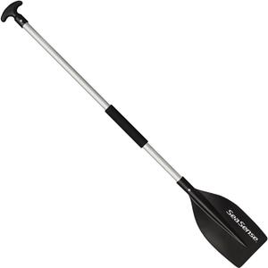 SeaSense Aluminum Kayak & Canoe Paddle - Aluminum Shaft, T-Grip, Polypropylene Blade - For Adults, Great for Recreational, Sport, Sea, Whitewater & Fishing Kayaking