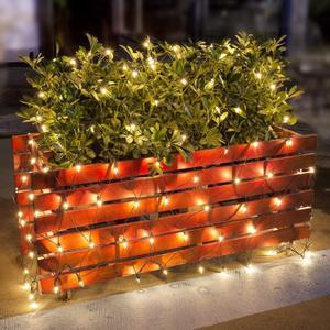 Lomotech Christmas Net Lights - 6ft x 4ft 150 Count Incandescent Mesh Lights, Connectable UL Certified Waterproof Bushes for Christmas, Trees, Shrubs, Garden Outdoor Decorations (Warm White)