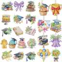 Huquary 24 Pcs Graduation Diamond Art Painting Keychain Kits 5D DIY Graduation Diamond Art Ornaments Class of 2026 Congrats Grad Crafts for Grad Party Favors Decorations Backpack Charms Accessories