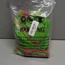 Women Tube Top Dress Tiger Stripe Mesh Patchwork Maxi Dress Strapless Sexy High Slit Long Dresses Party Clubwear (Green, M)