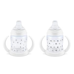 NUK Learner Cup, 6+ Months, Timeless Collection 5 Oz, Pack of 2 BPA Free, Spill Proof Sippy Cup