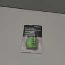 Puroma 1 Pack Combination Lock for Locker 4 Digit Outdoor Waterproof Padlock for School, Gym, Sports, Fence, Toolbox, Gate, Case, Outdoor, Hasp Storage, Cabinets (Yellow-Green)