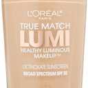 L'Oreal Paris True Match Lumi Healthy Luminous Makeup, N4 Buff Beige, 1 fl; oz.