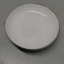 QUANSHANGJUSet of 6 Dinner Plates 8 Inch, White Porcelain Plates, Microwave Oven Dishwasher Safe Scratch Resistant