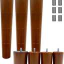 12 Inch 4 Pcs Coffee Adjustable Bed Base Frame Support Legs Compatible with M8 M10 Threading Sofa Furniture Foot Replacement