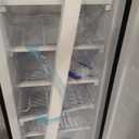 Commercial Cool Upright Freezer, Stand Up Freezer 6 Cu Ft with Reversible Door, Black