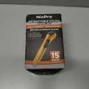 Nicpro 15 Pack Utility Knives with 30 PCS Extra Blades, Plastic Box Cutters Bulk Retractable Razor Knife Snap Off Blades 18mm for Heavy Duty Office, Home, Arts Crafts, Hobby