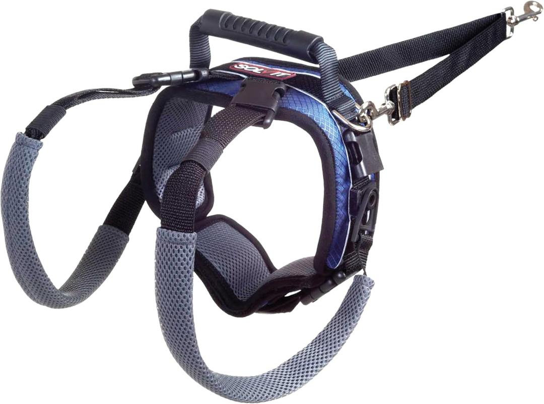 PetSafe CareLift Rear Support Harness - Lifting Aid with Handle and Shoulder Strap - Fits Waist Measuring 27-37 inches, Dog Weight 70lb-130lb, Large, Black