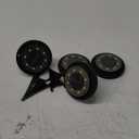 Flacchi Solar Ground Lights - IP68 Waterproof 4 Pack Dual-Purpose Outdoor Garden, Solar Powered Disk Lights for Patio, Yard, Pathway, Walkway, Driveway - Cool White