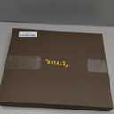 STYLIO Padfolio Portfolio Organizer Binder (Walnut Color) | Interview Resume Folder, Document, Business Card Holder |w/Letter-Sized Notepad | Handsome Brown Faux Leather Folio Matte Finish