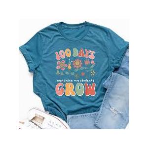 100 Days Growing Boho Flowers Teacher 100th Day of School Sweatshirt