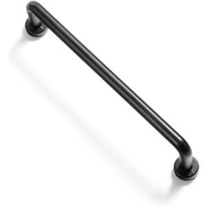 Goo-Ki 6 Pack 5" Center to Center Matte Black Modern Cabinet Pulls Solid Contemporary Home Improvement Hardware Drawer Pulls Zinc Alloy Kitchen Handles