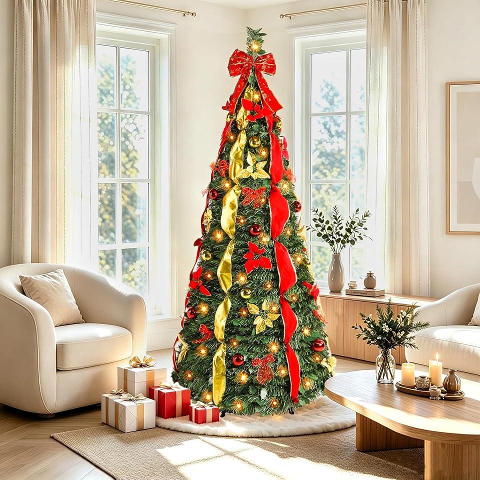  6FT Expandable Christmas Tree, Full Shape