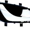 Dorman 15858 Interior Door Handle Compatible with Select Nissan Models, Chrome; Black