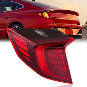 TODO Tail Light Assembly w/Bulbs for 2020 2021 2022 Hyundai Sonata SE SEL Plus, Left/Driver Side, 92401-L0000/HY2804167