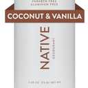 Native Deodorant Contains Naturally Derived Ingredients, 72 Hour Odor Control | Deodorant for Women and Men, Aluminum Free with Baking Soda, Coconut Oil and Shea Butter | Coconut & Vanilla